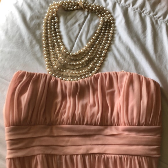 Pretty soft Pink full length gown, City Triangle